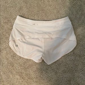 cute white lulu shorts!